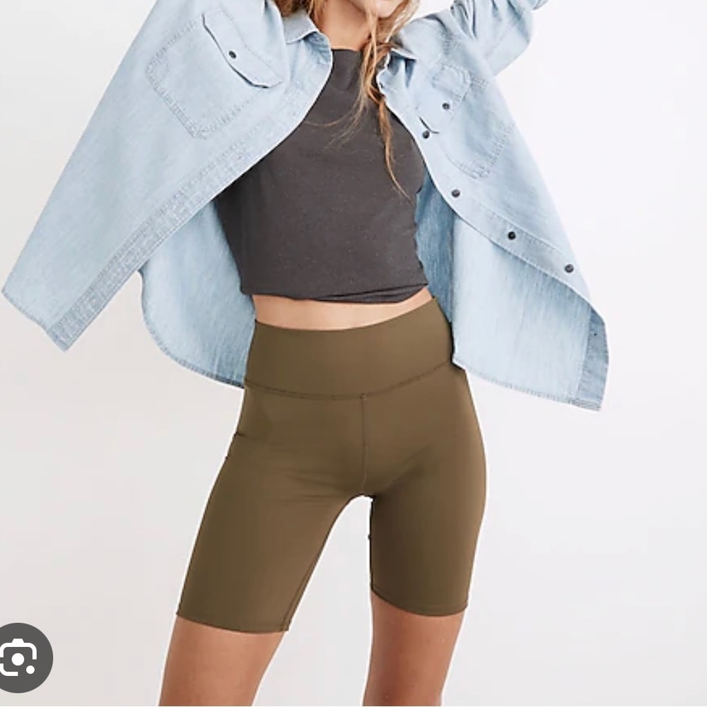 Madewell MWL Form high-ride 7” biker short